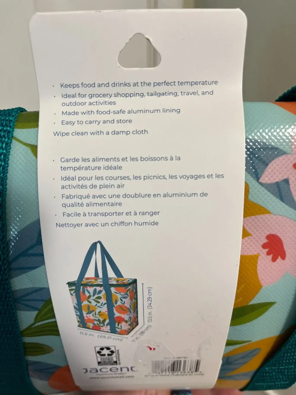 MUST BE BUNDLED - NWT - Insulated Cooler Bag - Florals, Oranges, Lemons